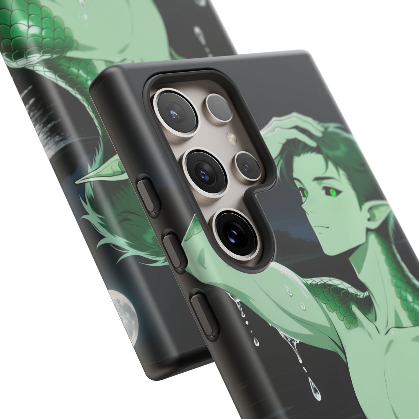 Kel Sea Creature Anime Phone Case — 3D Wrap, Shock-Absorbing (iPhone / Samsung / Pixel) | Yaoi Monsters