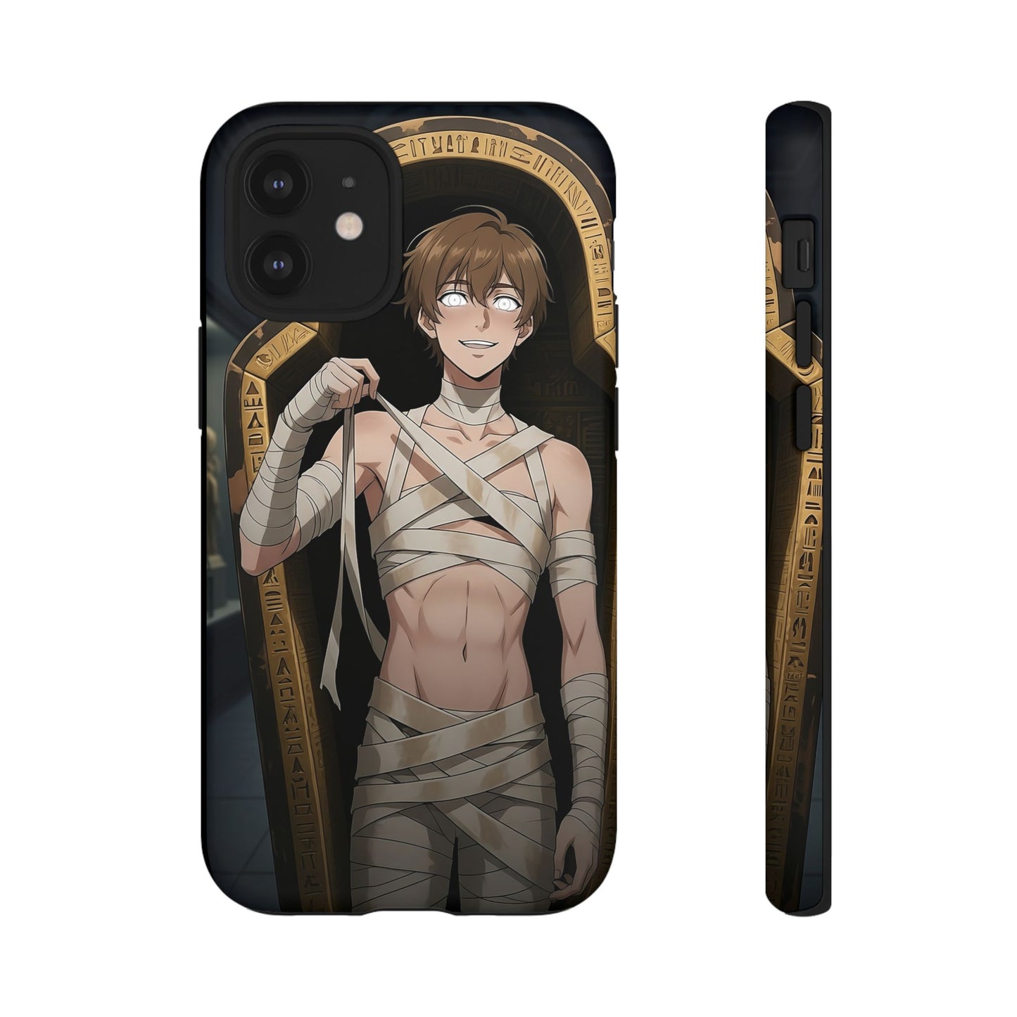 Imhotep Mummy Phone Case – iPhone, Samsung Galaxy & Google Pixel | 3D Wrap Gothic Anime Cover | Yaoi Monsters