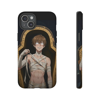Imhotep Mummy Phone Case – iPhone, Samsung Galaxy & Google Pixel | 3D Wrap Gothic Anime Cover | Yaoi Monsters