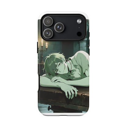 Electric Stare Frankenstein Phone Case — Anime Adam Cover (iPhone, Samsung & Pixel) | Yaoi Monsters
