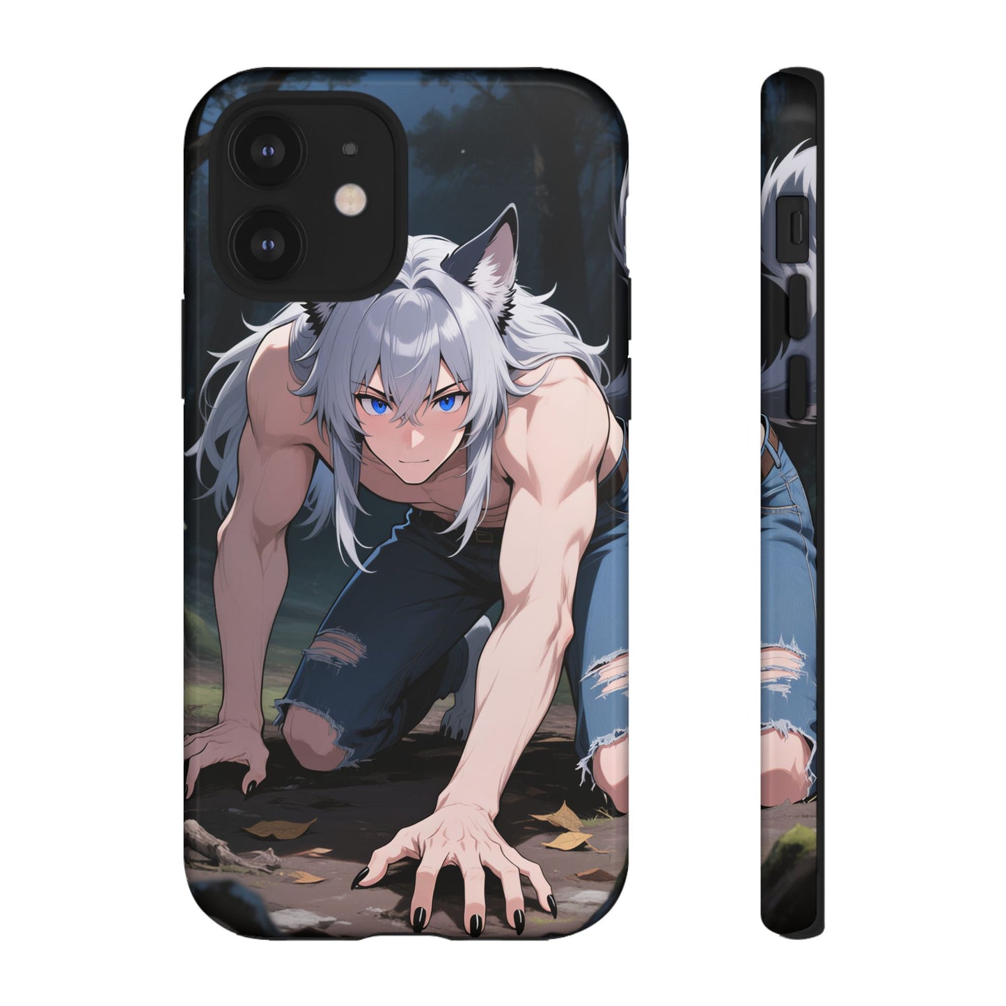 Luca Moonlit Werewolf Tough Phone Case — Anime Wolfman Cover (iPhone, Samsung Galaxy & Google Pixel) | Yaoi Monsters