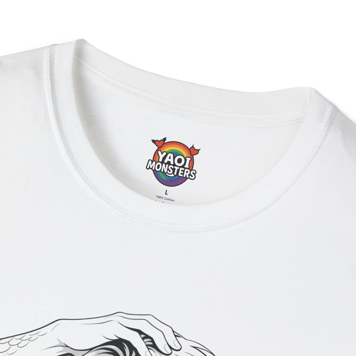 Kel “Deep Water Darling” Line Art Shirt— Anime Lagoon Monster Tee | Yaoi Monsters