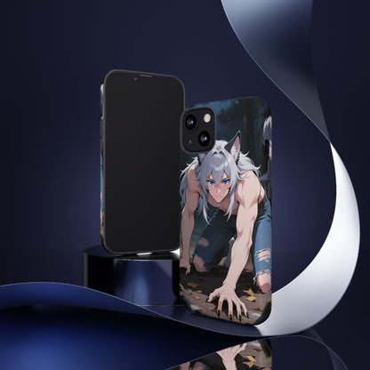 Luca Moonlit Werewolf Tough Phone Case — Anime Wolfman Cover (iPhone, Samsung Galaxy & Google Pixel) | Yaoi Monsters