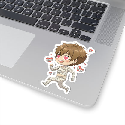 Cutie Monsters Imhotep “Love Chase” Vinyl Sticker – Facing Right