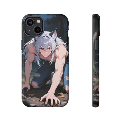 Luca Moonlit Werewolf Tough Phone Case — Anime Wolfman Cover (iPhone, Samsung Galaxy & Google Pixel) | Yaoi Monsters
