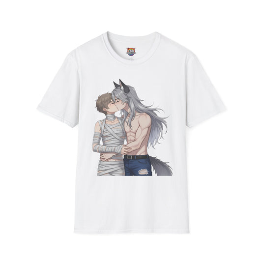 Yaoi Monsters: Mummy × Wolfman BL Anime T-Shirt