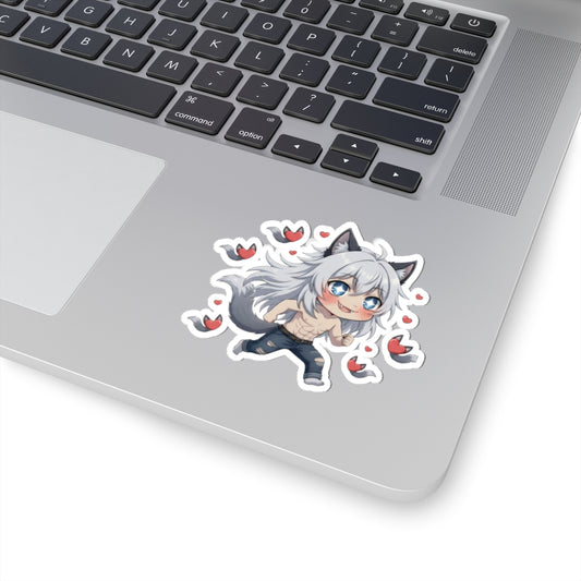 Cutie Monsters Luca “Love Chase” Vinyl Sticker – Facing Left.
