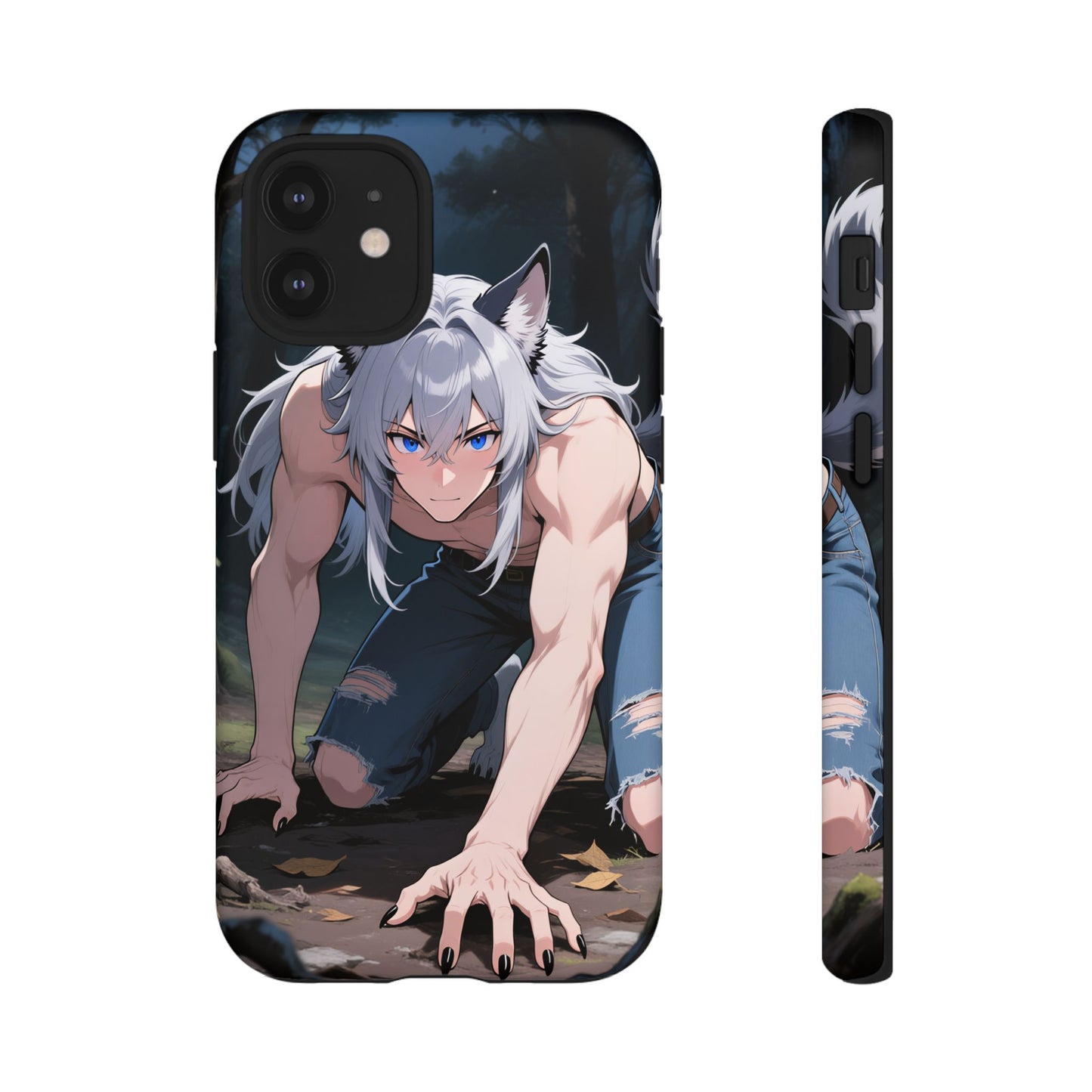 Luca Moonlit Werewolf Tough Phone Case — Anime Wolfman Cover (iPhone, Samsung Galaxy & Google Pixel) | Yaoi Monsters