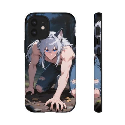 Luca Moonlit Werewolf Tough Phone Case — Anime Wolfman Cover (iPhone, Samsung Galaxy & Google Pixel) | Yaoi Monsters