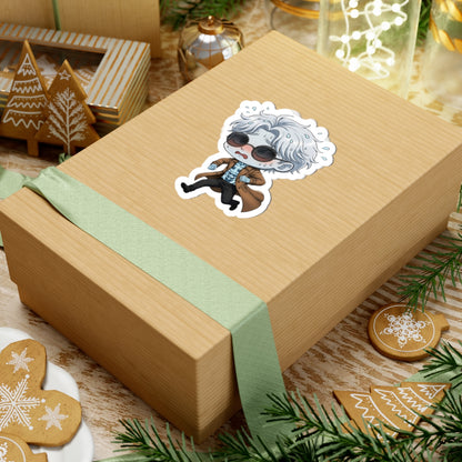 Cutie Monsters Theodore Marvel “Panic” Vinyl Sticker – Running Away Right