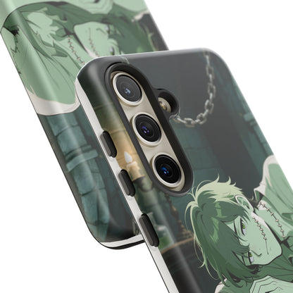 Electric Stare Frankenstein Phone Case — Anime Adam Cover (iPhone, Samsung & Pixel) | Yaoi Monsters