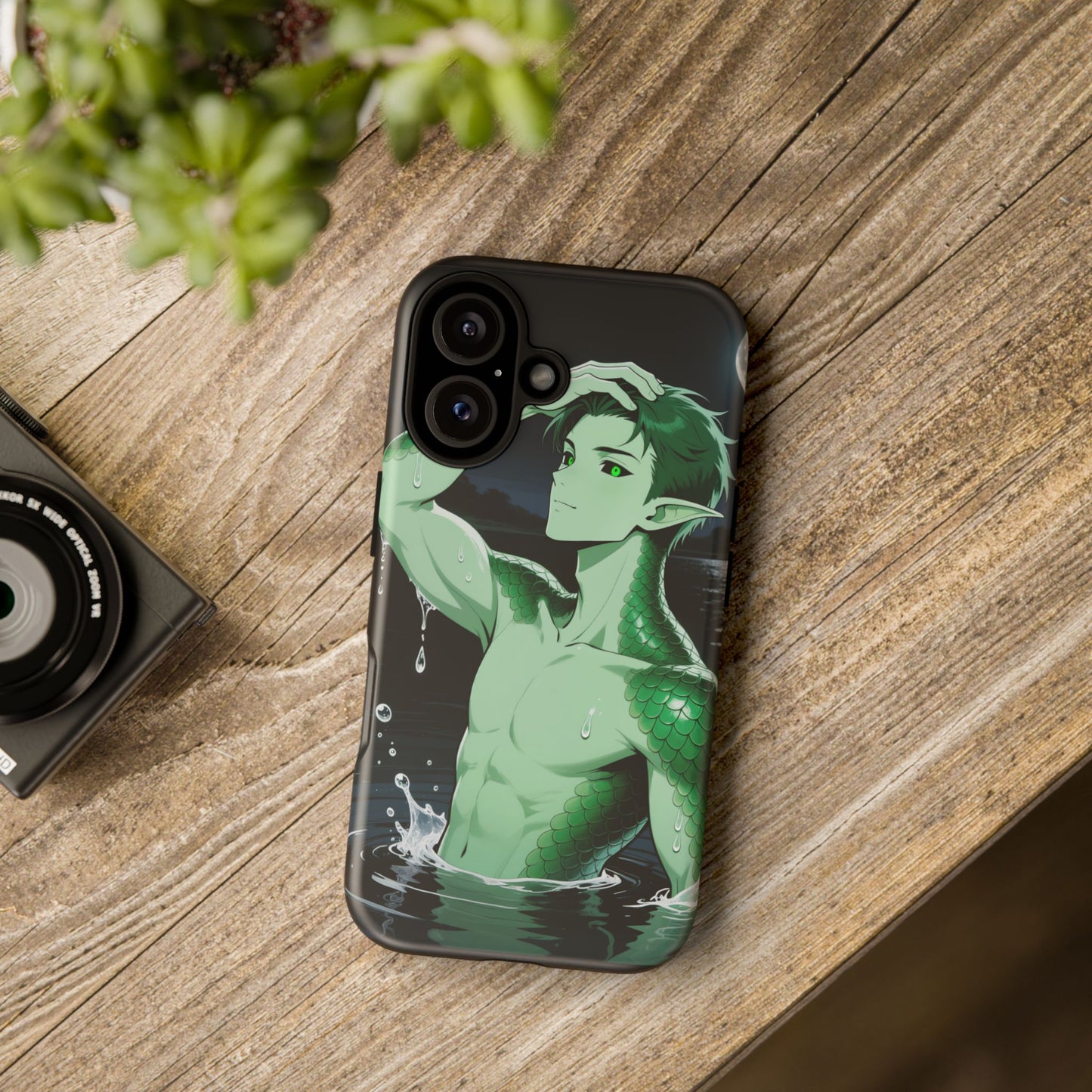 Kel Sea Creature Anime Phone Case — 3D Wrap, Shock-Absorbing (iPhone / Samsung / Pixel) | Yaoi Monsters