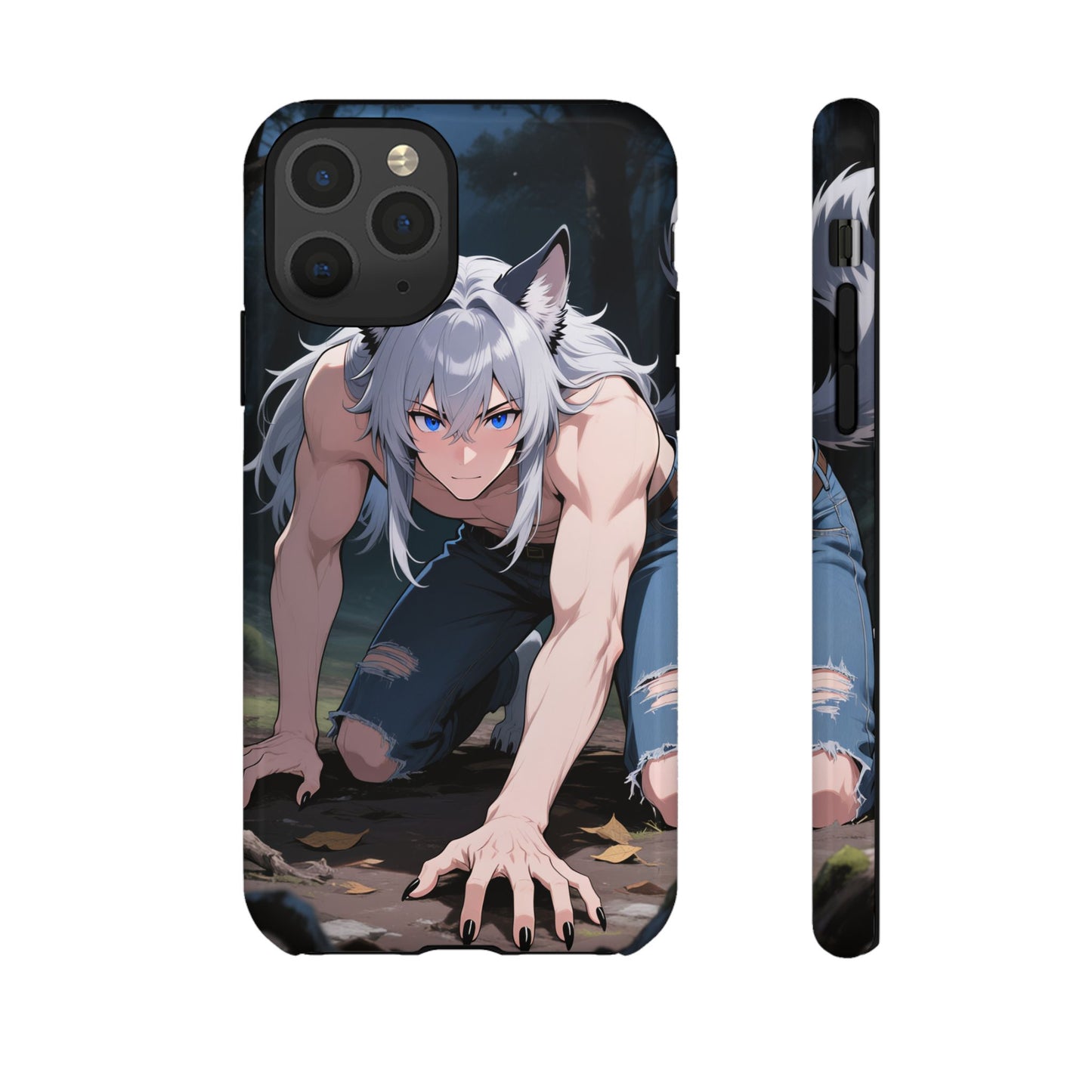Luca Moonlit Werewolf Tough Phone Case — Anime Wolfman Cover (iPhone, Samsung Galaxy & Google Pixel) | Yaoi Monsters