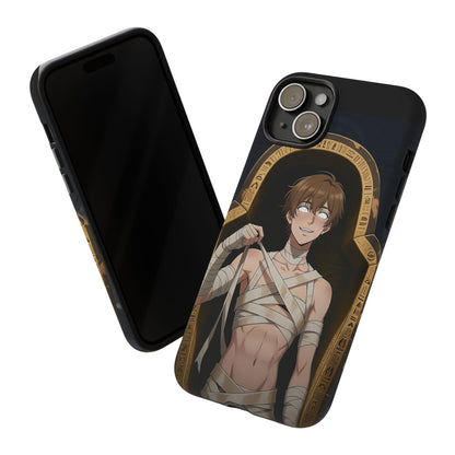 Imhotep Mummy Phone Case – iPhone, Samsung Galaxy & Google Pixel | 3D Wrap Gothic Anime Cover | Yaoi Monsters