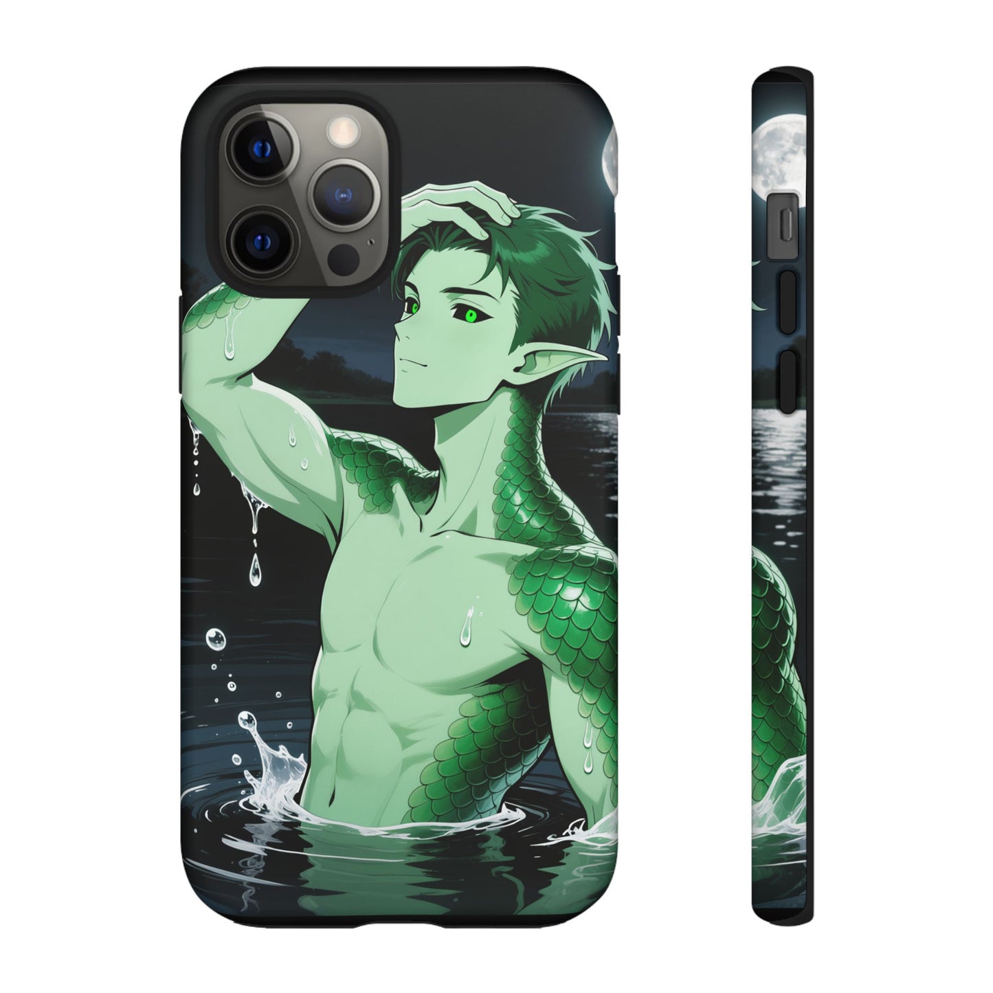 Kel Sea Creature Anime Phone Case — 3D Wrap, Shock-Absorbing (iPhone / Samsung / Pixel) | Yaoi Monsters