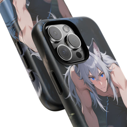 Luca Moonlit Werewolf Tough Phone Case — Anime Wolfman Cover (iPhone, Samsung Galaxy & Google Pixel) | Yaoi Monsters