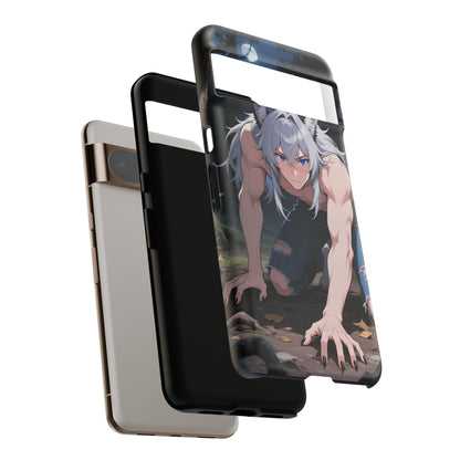 Luca Moonlit Werewolf Tough Phone Case — Anime Wolfman Cover (iPhone, Samsung Galaxy & Google Pixel) | Yaoi Monsters