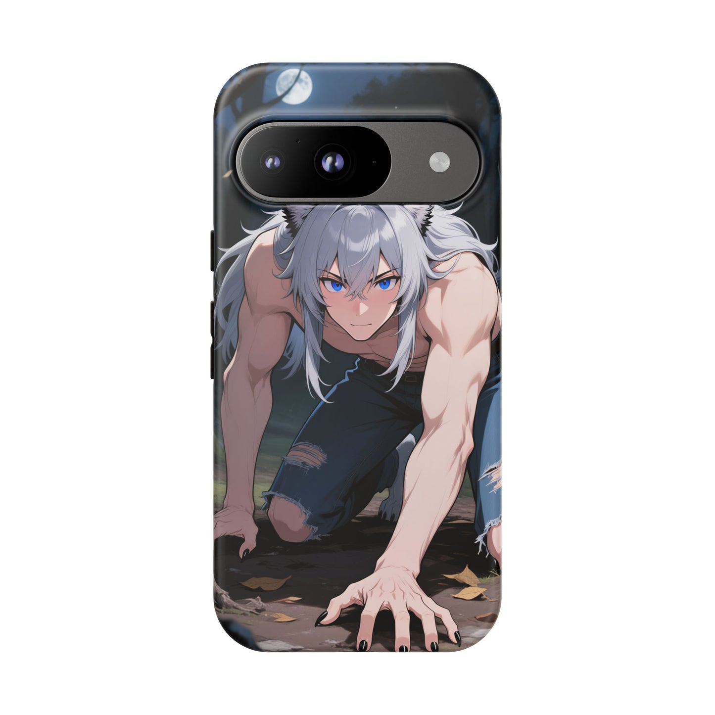 Luca Moonlit Werewolf Tough Phone Case — Anime Wolfman Cover (iPhone, Samsung Galaxy & Google Pixel) | Yaoi Monsters