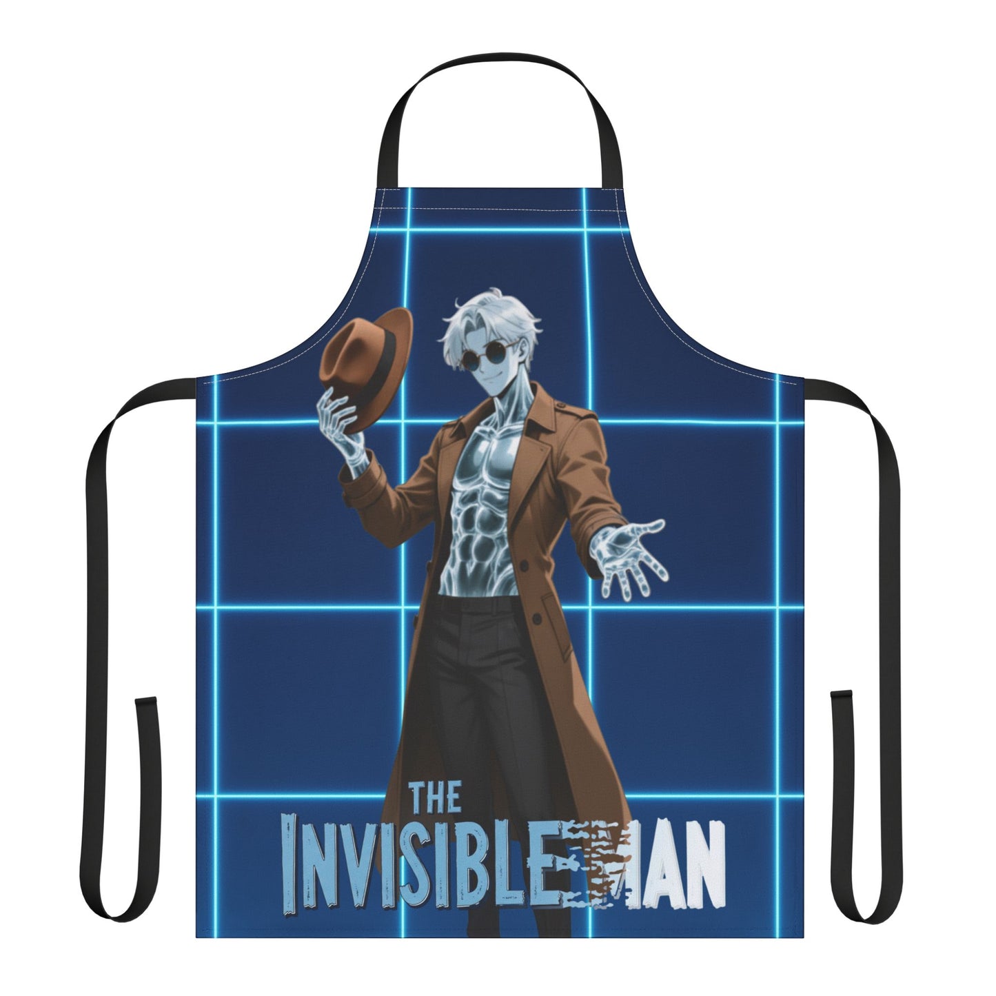 Theodore Marvel Invisible Man Apron — Mad Scientist Kitchen & Craft Apron (Customizable) | Yaoi Monsters