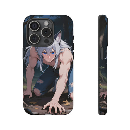 Luca Moonlit Werewolf Tough Phone Case — Anime Wolfman Cover (iPhone, Samsung Galaxy & Google Pixel) | Yaoi Monsters