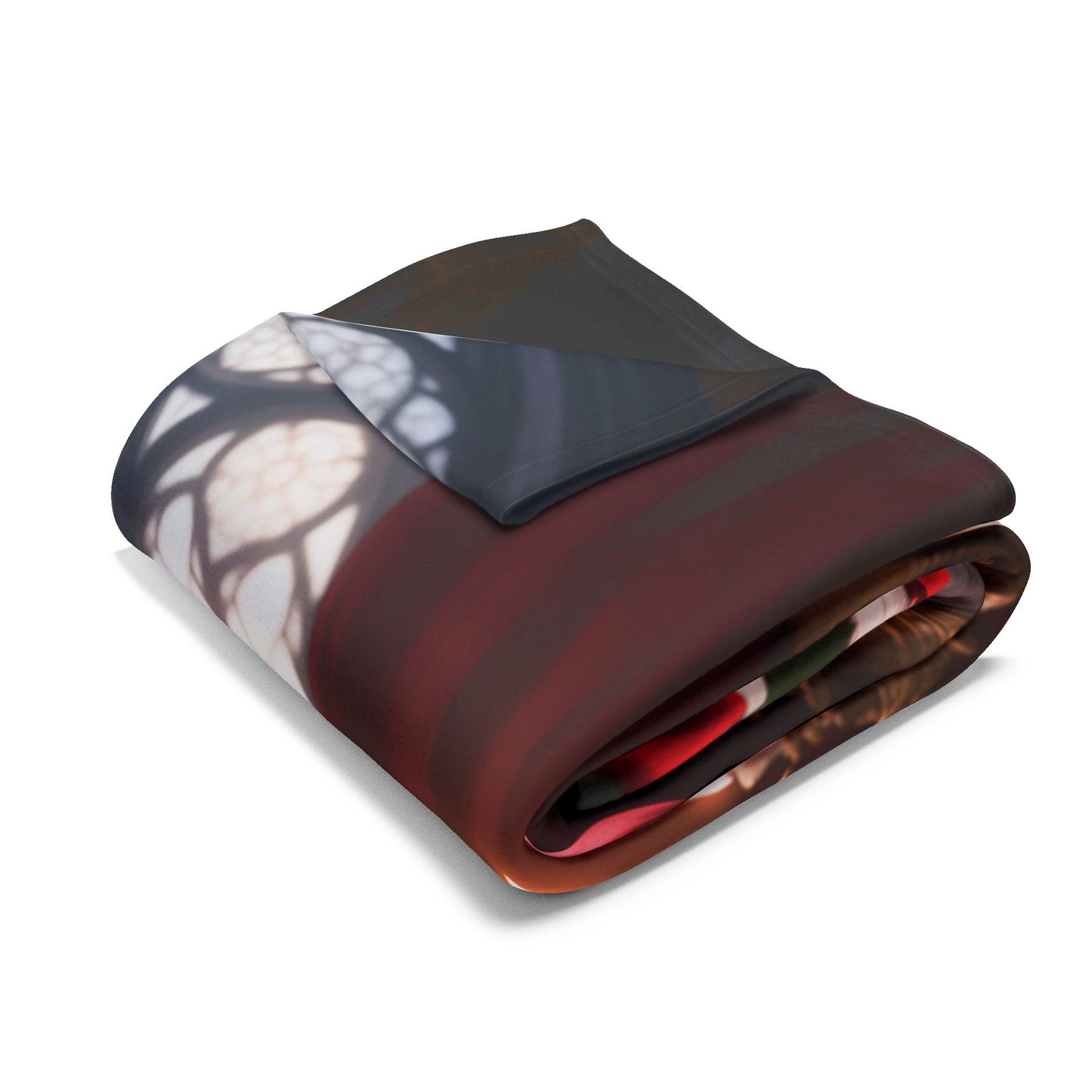 Dracula Velvet Chaise Fleece Blanket — Gothic Vampire Throw | Yaoi Monsters