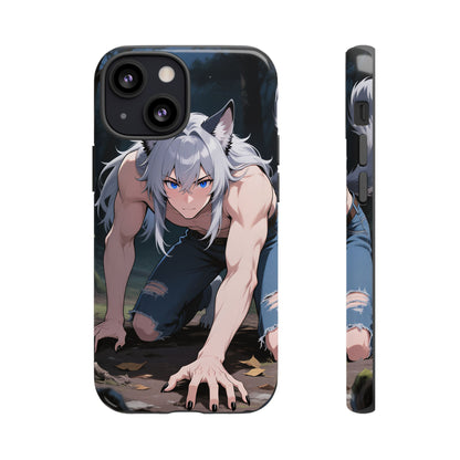 Luca Moonlit Werewolf Tough Phone Case — Anime Wolfman Cover (iPhone, Samsung Galaxy & Google Pixel) | Yaoi Monsters