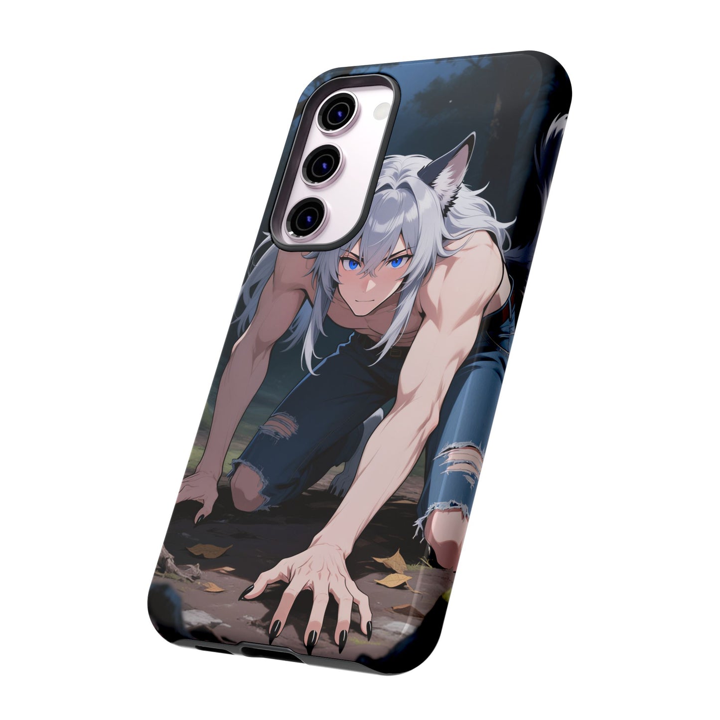 Luca Moonlit Werewolf Tough Phone Case — Anime Wolfman Cover (iPhone, Samsung Galaxy & Google Pixel) | Yaoi Monsters