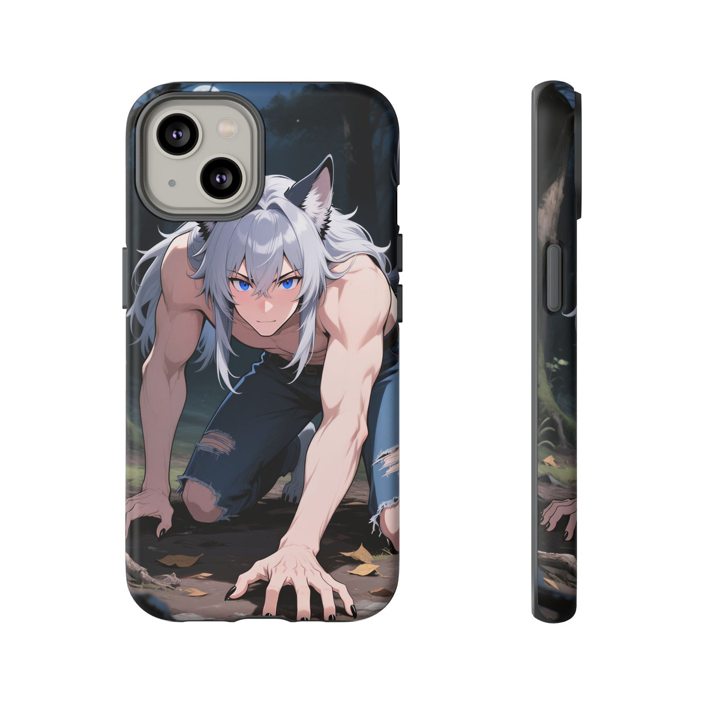Luca Moonlit Werewolf Tough Phone Case — Anime Wolfman Cover (iPhone, Samsung Galaxy & Google Pixel) | Yaoi Monsters