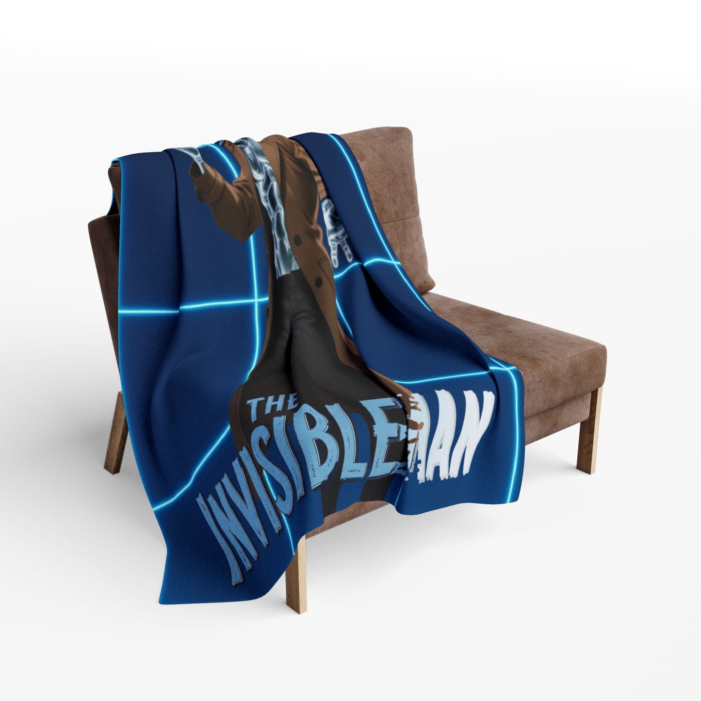 Theodore Marvel Invisible Man Lab Fleece Blanket — Anime Invisible Man Throw | Yaoi Monsters
