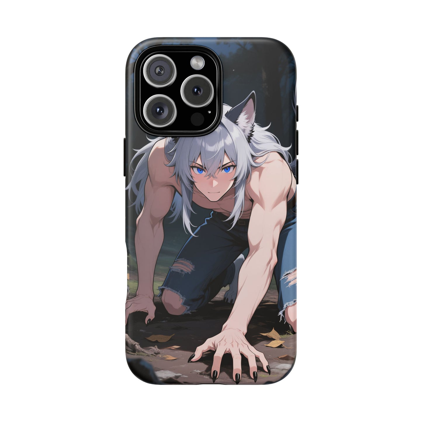 Luca Moonlit Werewolf Tough Phone Case — Anime Wolfman Cover (iPhone, Samsung Galaxy & Google Pixel) | Yaoi Monsters