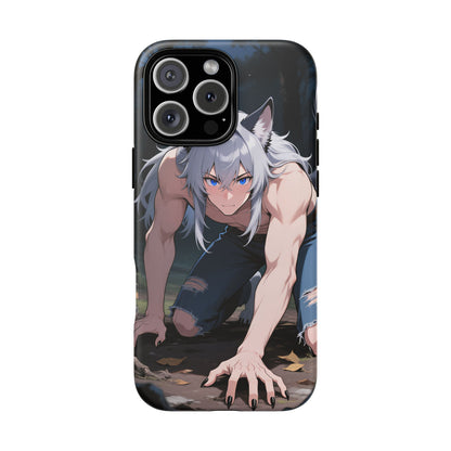 Luca Moonlit Werewolf Tough Phone Case — Anime Wolfman Cover (iPhone, Samsung Galaxy & Google Pixel) | Yaoi Monsters