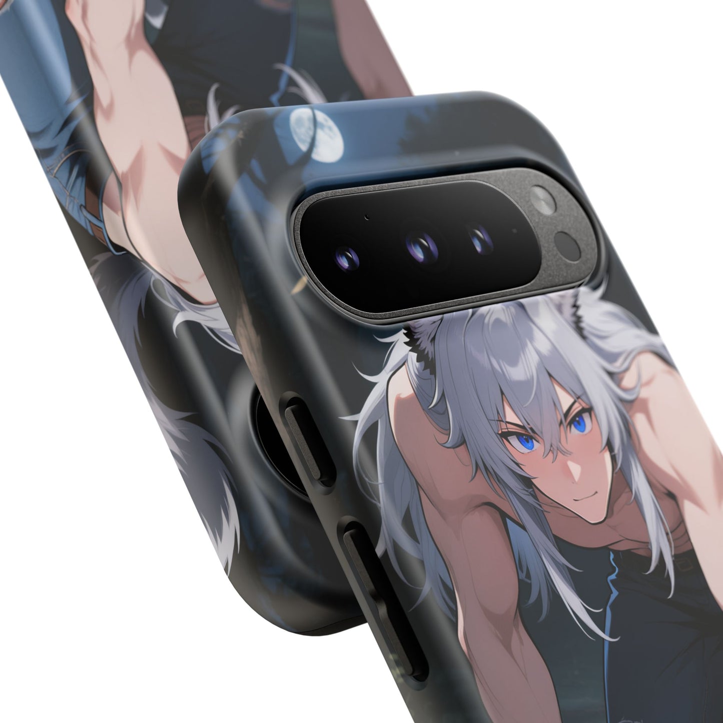 Luca Moonlit Werewolf Tough Phone Case — Anime Wolfman Cover (iPhone, Samsung Galaxy & Google Pixel) | Yaoi Monsters
