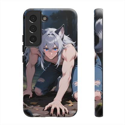 Luca Moonlit Werewolf Tough Phone Case — Anime Wolfman Cover (iPhone, Samsung Galaxy & Google Pixel) | Yaoi Monsters