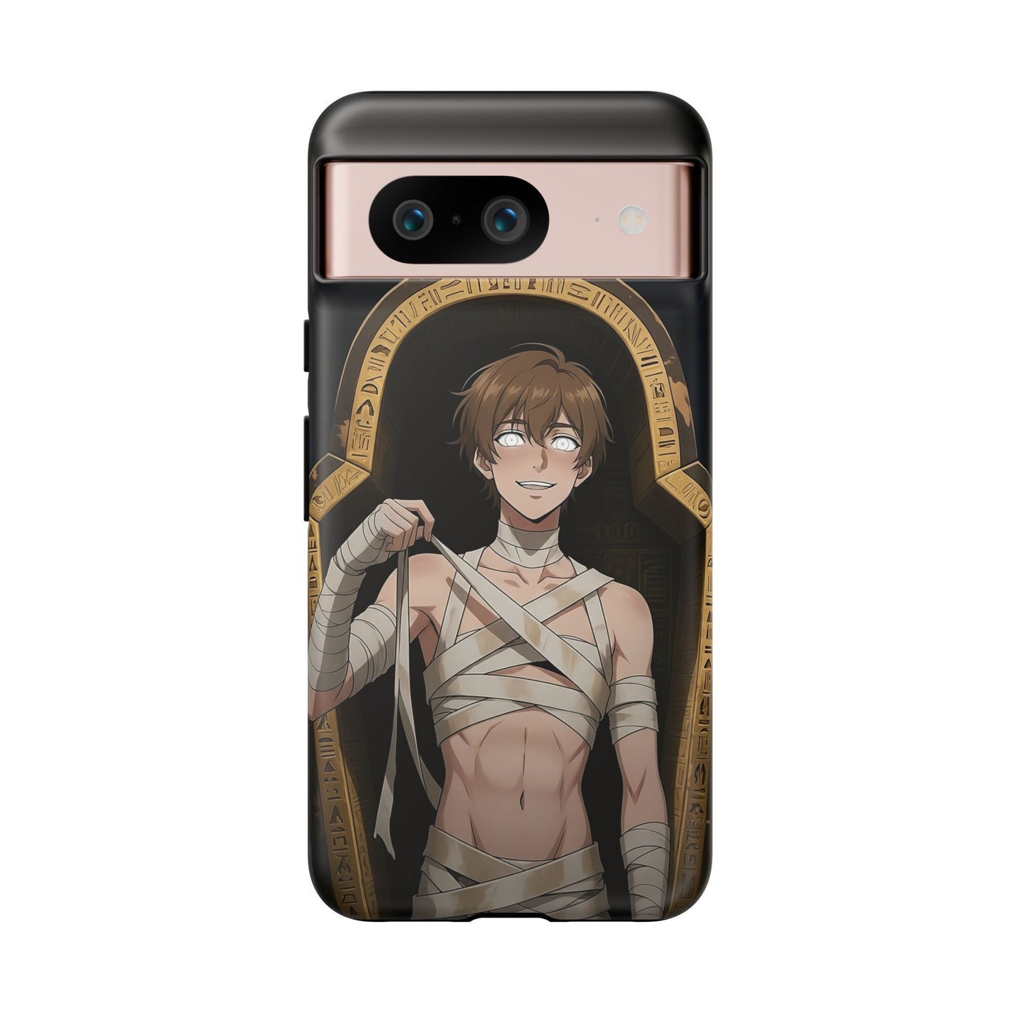 Imhotep Mummy Phone Case – iPhone, Samsung Galaxy & Google Pixel | 3D Wrap Gothic Anime Cover | Yaoi Monsters
