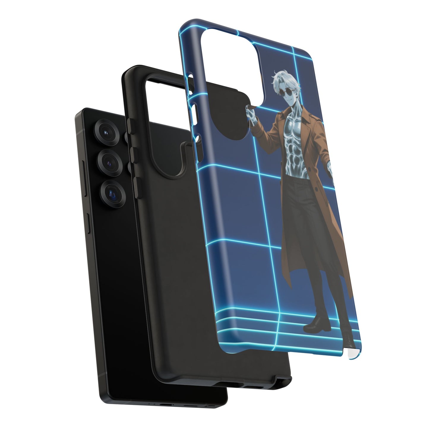 Theodore Marvel Invisible Man Anime Phone Case – iPhone, Samsung & Google Pixel (3D Wrap, Shock-Absorbing) | Yaoi Monsters