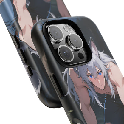 Luca Moonlit Werewolf Tough Phone Case — Anime Wolfman Cover (iPhone, Samsung Galaxy & Google Pixel) | Yaoi Monsters