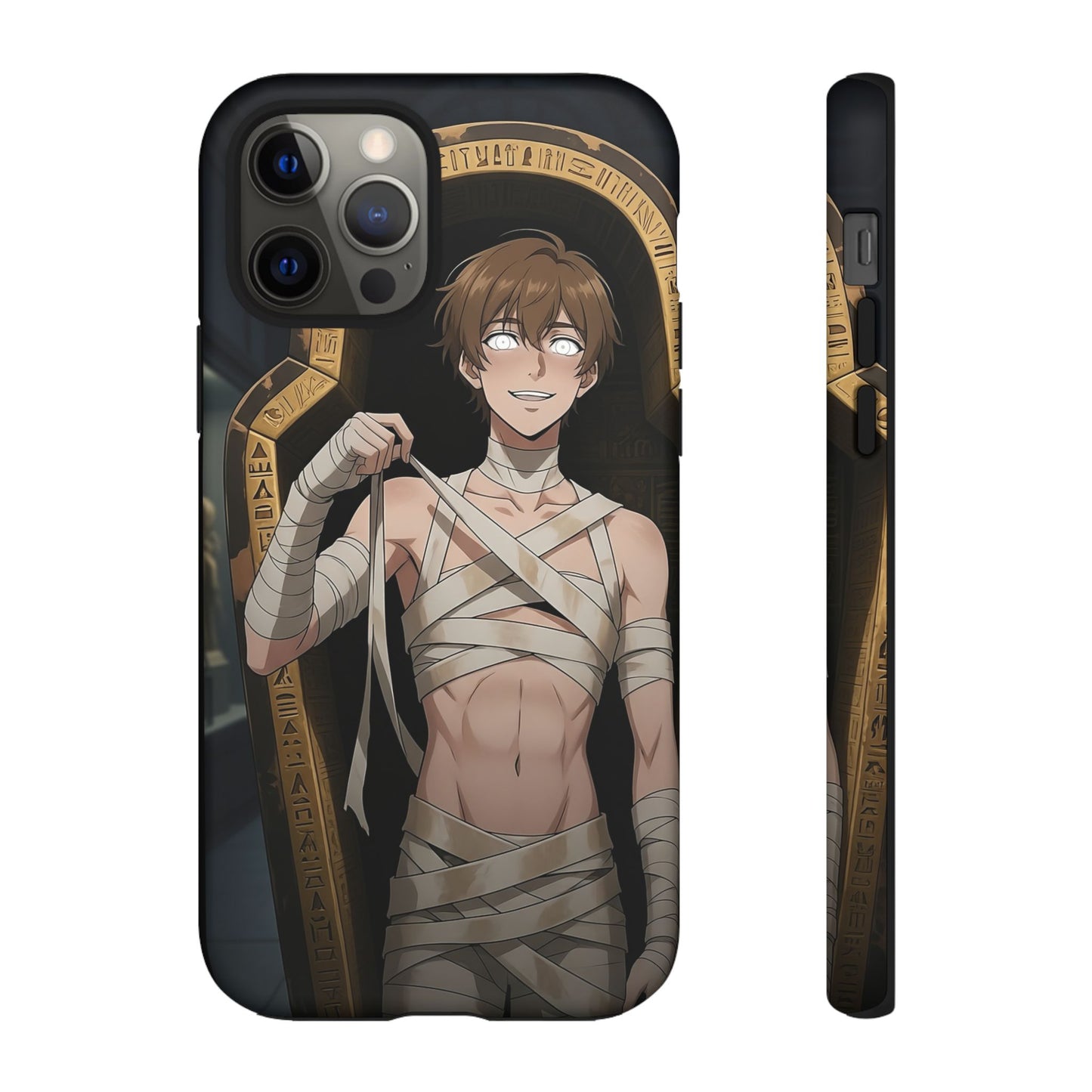 Imhotep Mummy Phone Case – iPhone, Samsung Galaxy & Google Pixel | 3D Wrap Gothic Anime Cover | Yaoi Monsters