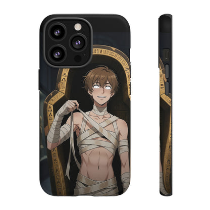 Imhotep Mummy Phone Case – iPhone, Samsung Galaxy & Google Pixel | 3D Wrap Gothic Anime Cover | Yaoi Monsters