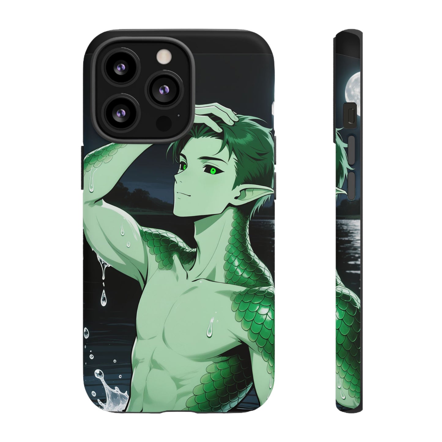 Kel Sea Creature Anime Phone Case — 3D Wrap, Shock-Absorbing (iPhone / Samsung / Pixel) | Yaoi Monsters