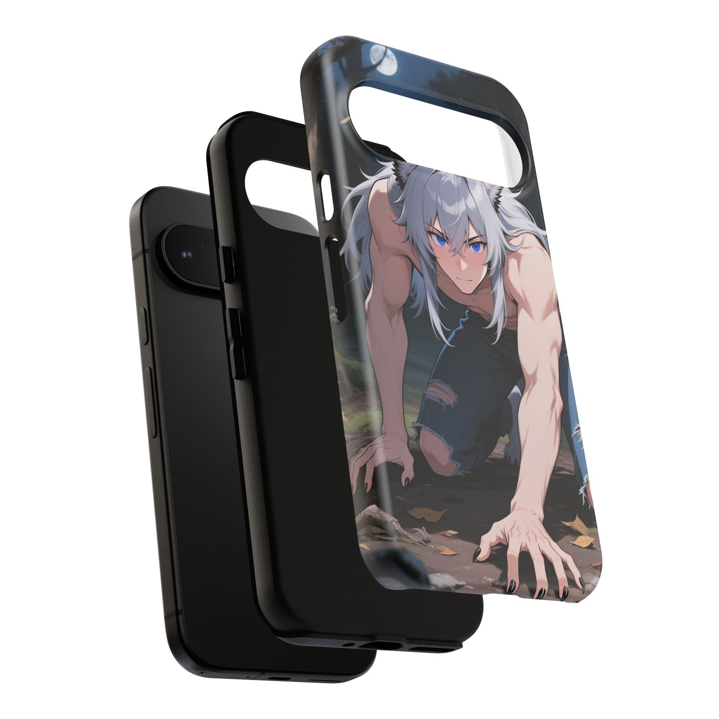 Luca Moonlit Werewolf Tough Phone Case — Anime Wolfman Cover (iPhone, Samsung Galaxy & Google Pixel) | Yaoi Monsters