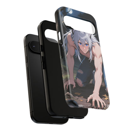 Luca Moonlit Werewolf Tough Phone Case — Anime Wolfman Cover (iPhone, Samsung Galaxy & Google Pixel) | Yaoi Monsters