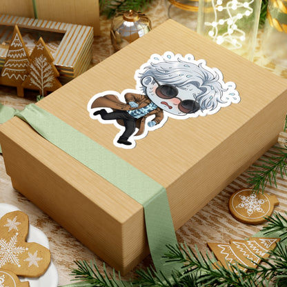 Cutie Monsters Theodore Marvel “Panic” Vinyl Sticker – Running Away Left