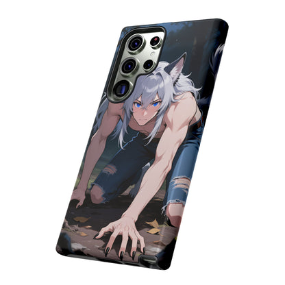Luca Moonlit Werewolf Tough Phone Case — Anime Wolfman Cover (iPhone, Samsung Galaxy & Google Pixel) | Yaoi Monsters