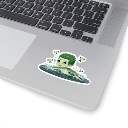Cutie Monsters Kel “Love Chase” Glossy Vinyl Sticker – Splashing Forward