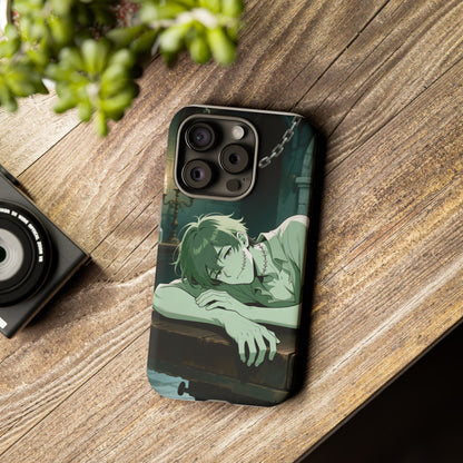 Electric Stare Frankenstein Phone Case — Anime Adam Cover (iPhone, Samsung & Pixel) | Yaoi Monsters
