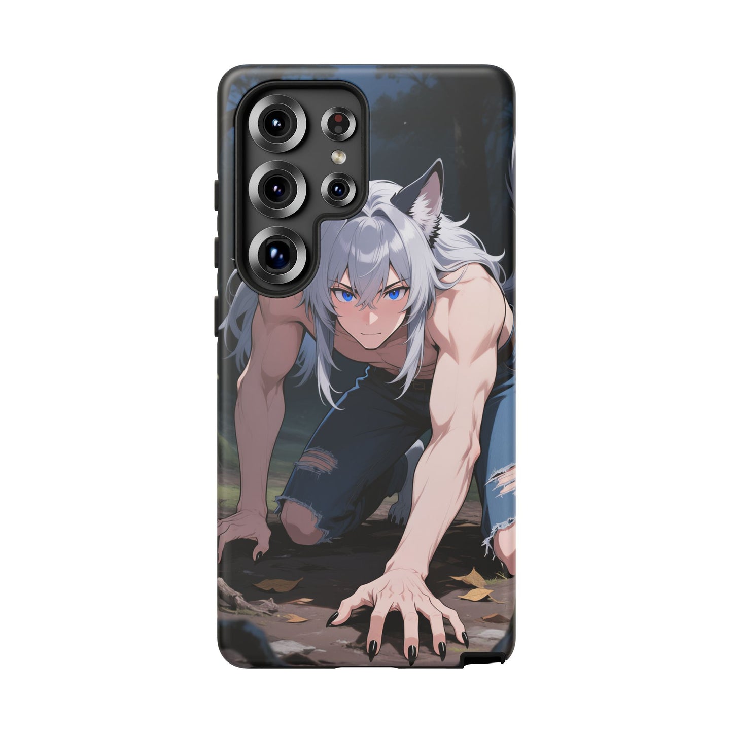 Luca Moonlit Werewolf Tough Phone Case — Anime Wolfman Cover (iPhone, Samsung Galaxy & Google Pixel) | Yaoi Monsters