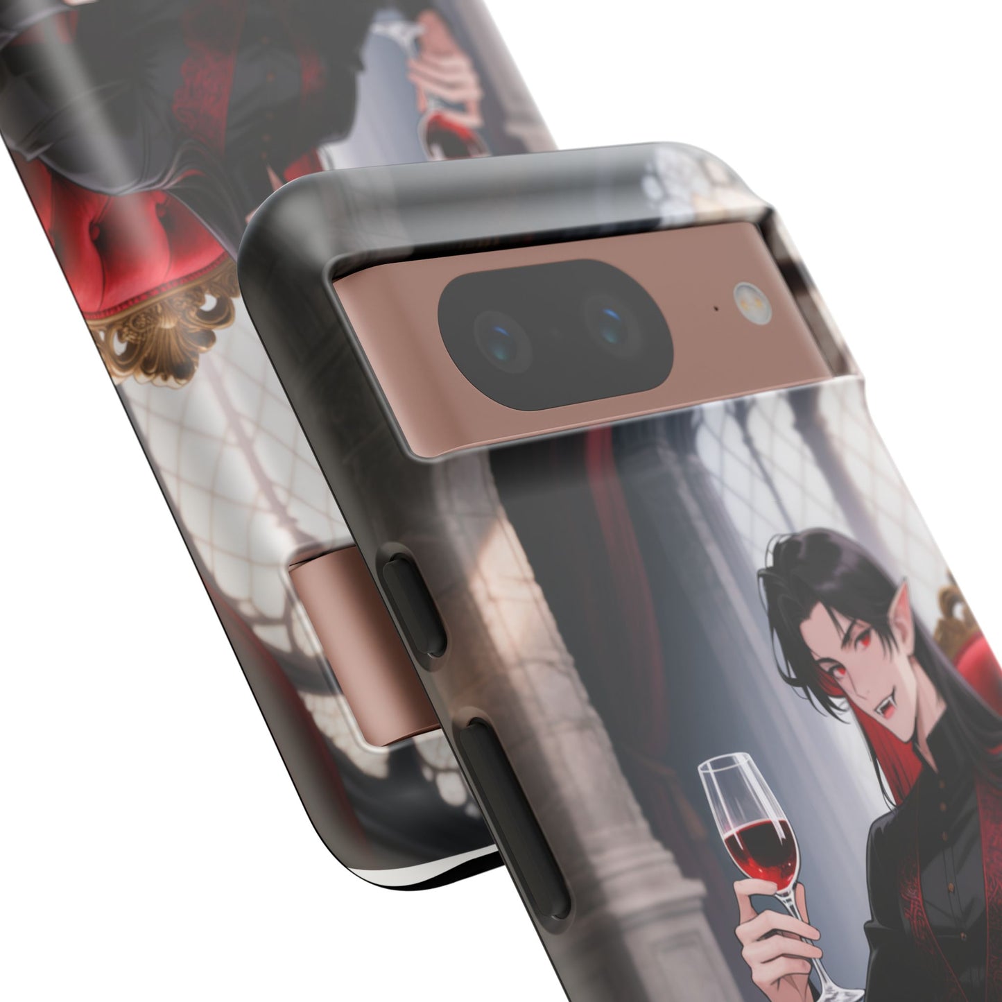 Dracula Velvet Chaise Gothic Vampire Phone Case — Anime Dracula Cover (iPhone, Samsung & Pixel) | Yaoi Monsters