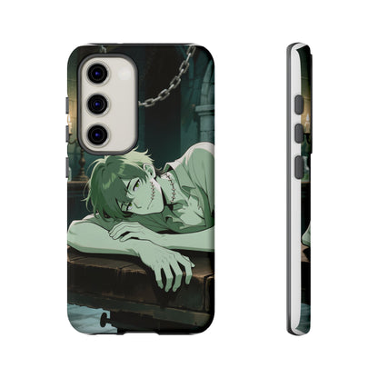 Electric Stare Frankenstein Phone Case — Anime Adam Cover (iPhone, Samsung & Pixel) | Yaoi Monsters