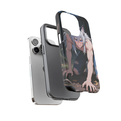 Luca Moonlit Werewolf Tough Phone Case — Anime Wolfman Cover (iPhone, Samsung Galaxy & Google Pixel) | Yaoi Monsters