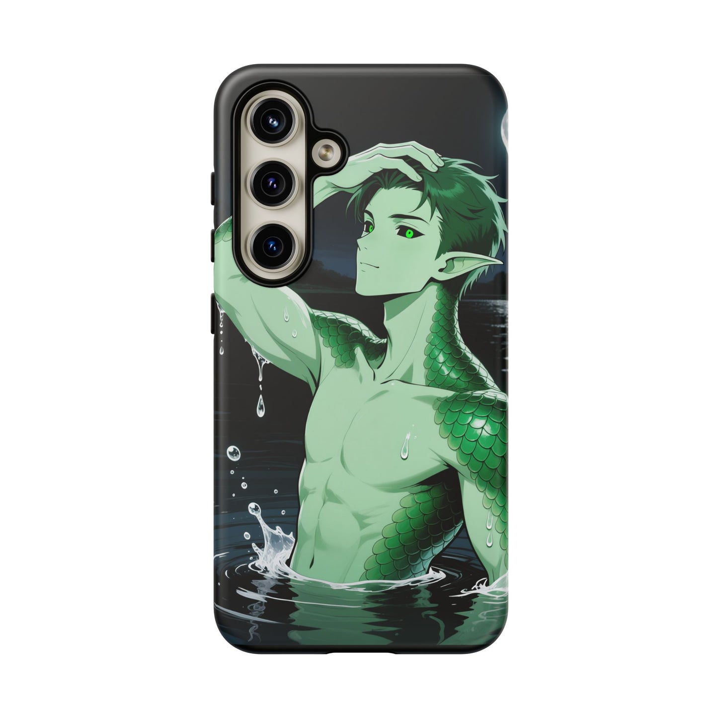 Kel Sea Creature Anime Phone Case — 3D Wrap, Shock-Absorbing (iPhone / Samsung / Pixel) | Yaoi Monsters